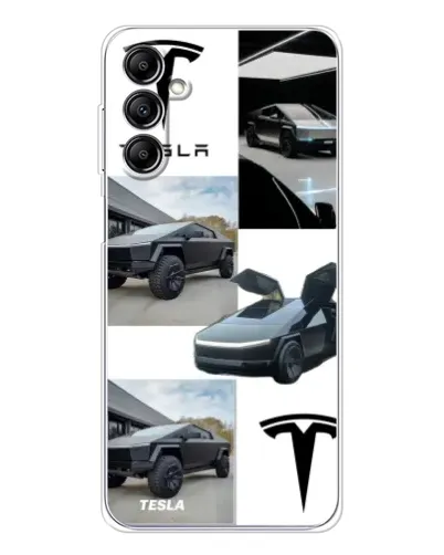Чехол для Samsung Galaxy M36 5G с картинкой «Коллаж Cybertruck Tesla» Чехол для Samsung Galaxy M36 5G с картинкой «Коллаж Cybertruck Tesla»