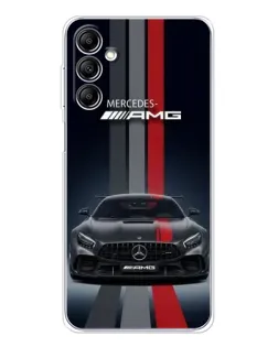 Чехол для Samsung Galaxy M36 5G с картинкой «Mercedes — белый карбон» Чехол для Samsung Galaxy M36 5G с картинкой «Mercedes — белый карбон»