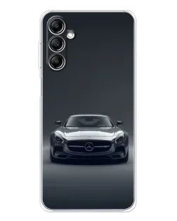 Чехол для Samsung Galaxy M36 5G с картинкой «Mercedes на черном»