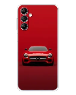 Чехол для Samsung Galaxy M36 5G с картинкой «Красный Mercedes AMG»