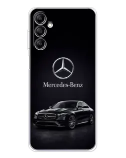 Чехол для Samsung Galaxy M36 5G с картинкой «Mercedes — решетка радиатора»