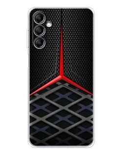 Чехол для Samsung Galaxy M36 5G с картинкой «Mercedes Carbon Grid»