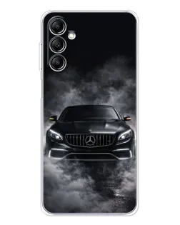 Чехол для Samsung Galaxy M36 5G с картинкой «Mercedes в дыму»