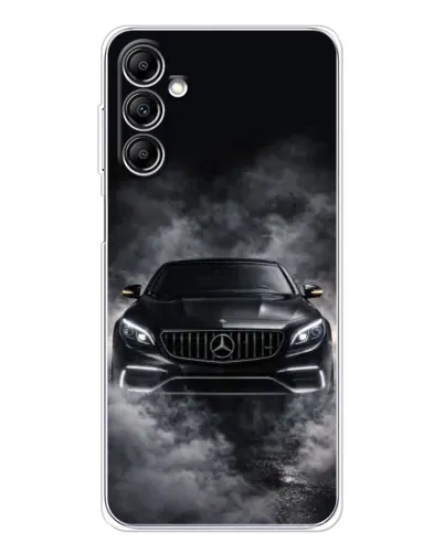 Чехол для Samsung Galaxy M36 5G с картинкой «Mercedes в дыму» Чехол для Samsung Galaxy M36 5G с картинкой «Mercedes в дыму»