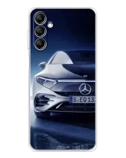 Чехол для Samsung Galaxy M36 5G с картинкой «Mercedes EQ — будущее»