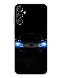 Чехол для Samsung Galaxy M36 5G с картинкой «Audi в неоне»