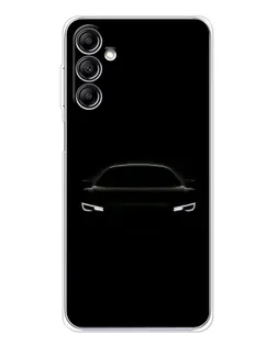 Чехол для Samsung Galaxy M36 5G с картинкой «Взгляд Audi в темноте»