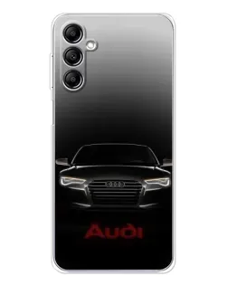 Чехол для Samsung Galaxy M36 5G с картинкой «Audi — градиентный контур»