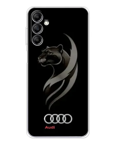 Чехол для Samsung Galaxy M36 5G с картинкой «Графика — пантера и Audi»