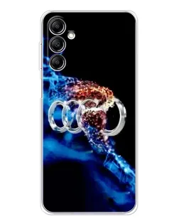 Чехол для Samsung Galaxy M36 5G с картинкой «Энергия лого Audi»