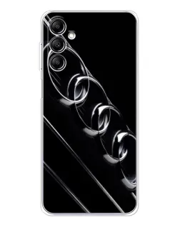 Чехол для Samsung Galaxy M36 5G с картинкой «Audi — абстрактные кольца»