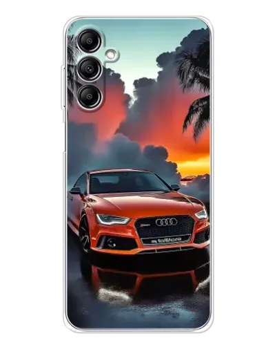 Чехол для Samsung Galaxy M36 5G с картинкой «Audi — закат»