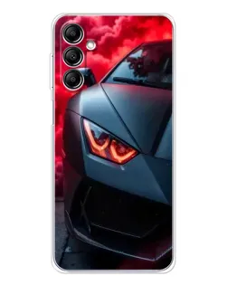 Чехол для Samsung Galaxy M36 5G с картинкой «Lamborghini красное сияние» Чехол для Samsung Galaxy M36 5G с картинкой «Lamborghini красное сияние»