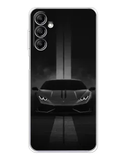 Чехол для Samsung Galaxy M36 5G с картинкой «Lamborghini симметрия дорог»