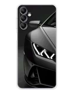 Чехол для Samsung Galaxy M36 5G с картинкой «Lamborghini фары детализация»