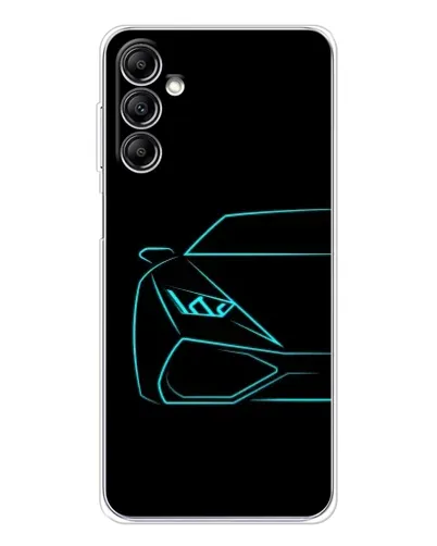 Чехол для Samsung Galaxy M36 5G с картинкой «Голубой силуэт Lamborghini» Чехол для Samsung Galaxy M36 5G с картинкой «Голубой силуэт Lamborghini»