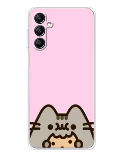Чехол для Samsung Galaxy M36 5G с картинкой «Pusheen и печенье» Чехол для Samsung Galaxy M36 5G с картинкой «Pusheen и печенье»