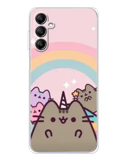 Чехол для Samsung Galaxy M36 5G с картинкой «Единорог Pusheen»