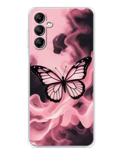 Чехол для Samsung Galaxy M36 5G с картинкой «Бабочка в дыму»