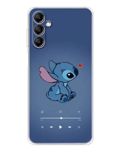 Чехол для Samsung Galaxy M36 5G с картинкой «Музыкальный Stitch»