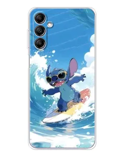 Чехол для Samsung Galaxy M36 5G с картинкой «Стич на волне»