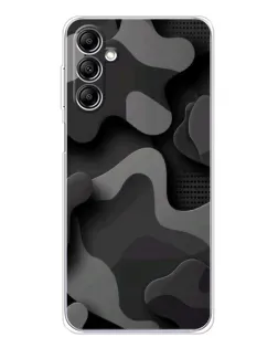 Чехол для Samsung Galaxy M36 5G с картинкой «Темный абстрактный камуфляж»