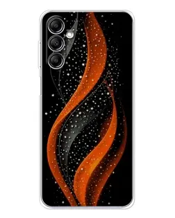 Чехол для Samsung Galaxy M36 5G с картинкой «Огненная звездная волна»