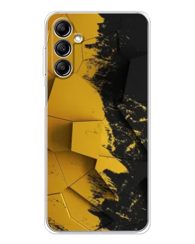 Чехол для Samsung Galaxy M36 5G с картинкой «Золотые осколки геометрии»
