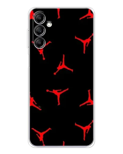 Чехол для Samsung Galaxy M36 с картинкой «Jordan Red Pattern»