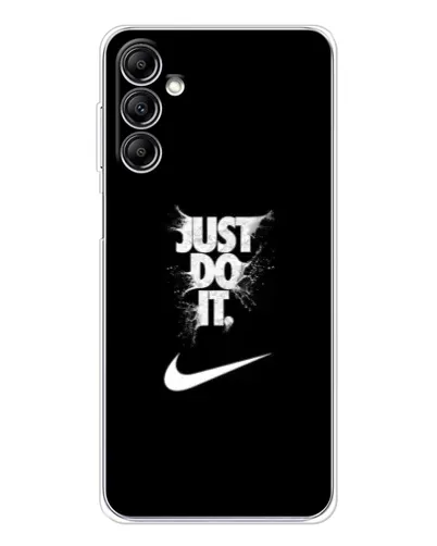Чехол для Samsung Galaxy M36 с картинкой «Текстовый принт Nike»