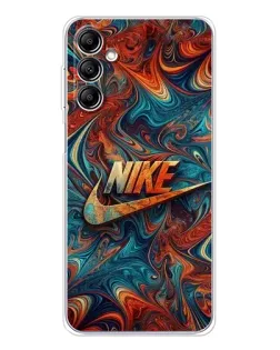 Чехол для Samsung Galaxy M36 с картинкой «Nike в абстракции»