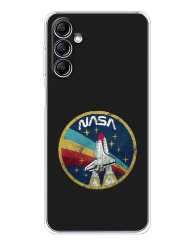Чехол для Samsung Galaxy M36 с картинкой «NASA — эмблема миссии»
