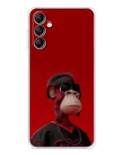 Чехол для Samsung Galaxy M36 с картинкой «Bored Ape в красном» Чехол для Samsung Galaxy M36 с картинкой «Bored Ape в красном»
