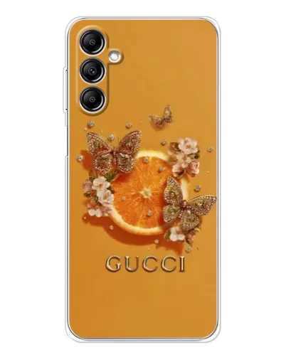 Чохол для Samsung Galaxy M36 з картинкою «Gucci — золоті метелики» Чохол для Samsung Galaxy M36 з картинкою «Gucci — золоті метелики»