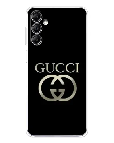 Чохол для Samsung Galaxy M36 з картинкою «Gucci — золото на чорному» Чохол для Samsung Galaxy M36 з картинкою «Gucci — золото на чорному»