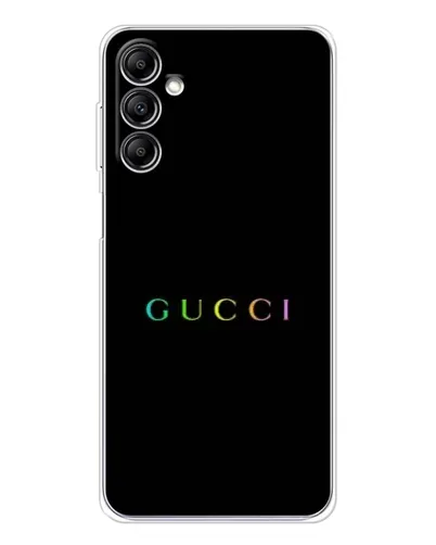 Чохол для Samsung Galaxy M36 з картинкою «Gucci — неоновий мінімалізм» Чохол для Samsung Galaxy M36 з картинкою «Gucci — неоновий мінімалізм»