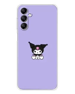 Чехол для Samsung Galaxy M36 с картинкой «Kuromi — фиолетовый минимализм»