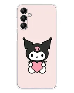 Чехол для Samsung Galaxy M36 с картинкой «Kuromi и сердце»
