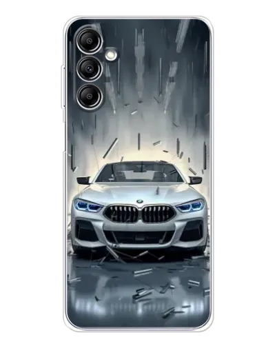 Чехол для Samsung Galaxy M36 с картинкой «BMW в свете фар»