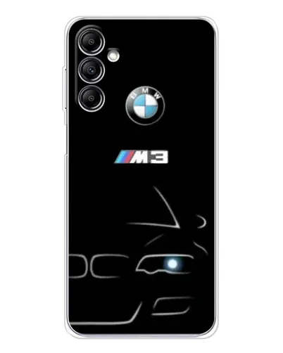 Чехол для Samsung Galaxy M36 с картинкой «Минималистичный принт BMW M3»