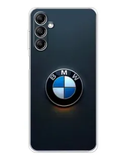Чехол для Samsung Galaxy M36 с картинкой «Логотип BMW — минимализм»
