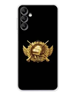 Чехол для Samsung Galaxy M36 с картинкой «PUBG — оранжевый градиент»