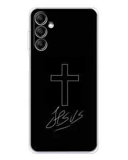 Чохол для Samsung Galaxy M36 з картинкою «Графічний хрест Jesus» Чохол для Samsung Galaxy M36 з картинкою «Графічний хрест Jesus»