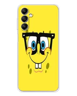 Чохол для Samsung Galaxy M36 з картинкою «Мінімалістичний Спанч Боб»