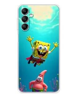 Чохол для Samsung Galaxy M36 з картинкою «Спанч Боб під водою»