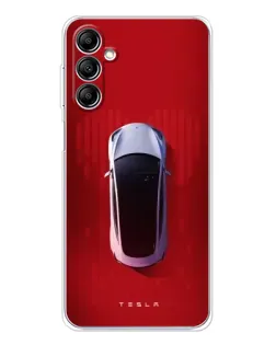 Чехол для Samsung Galaxy M36 с картинкой «Tesla Top View» Чехол для Samsung Galaxy M36 с картинкой «Tesla Top View»