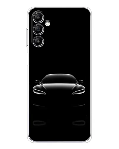 Чехол для Samsung Galaxy M36 с картинкой «Силуэт Tesla Night»