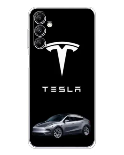 Чехол для Samsung Galaxy M36 с картинкой «Tesla Model Y»