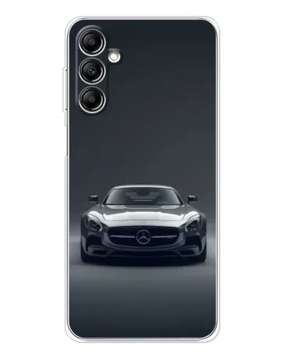 Чехол для Samsung Galaxy M36 с картинкой «Mercedes на черном»