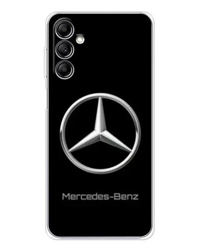 Чехол для Samsung Galaxy M36 с картинкой «Mercedes Silver Logo»